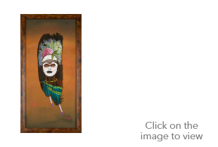 Talking Eyes framed